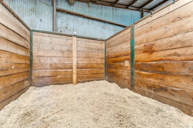 a view of wooden fence