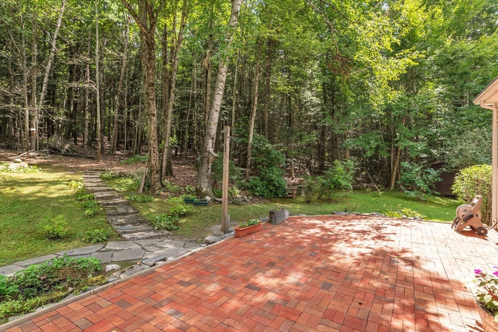 17 Church Road Huntington, MA 01050 - Photo 26 of 36 a view of a backyard with large trees