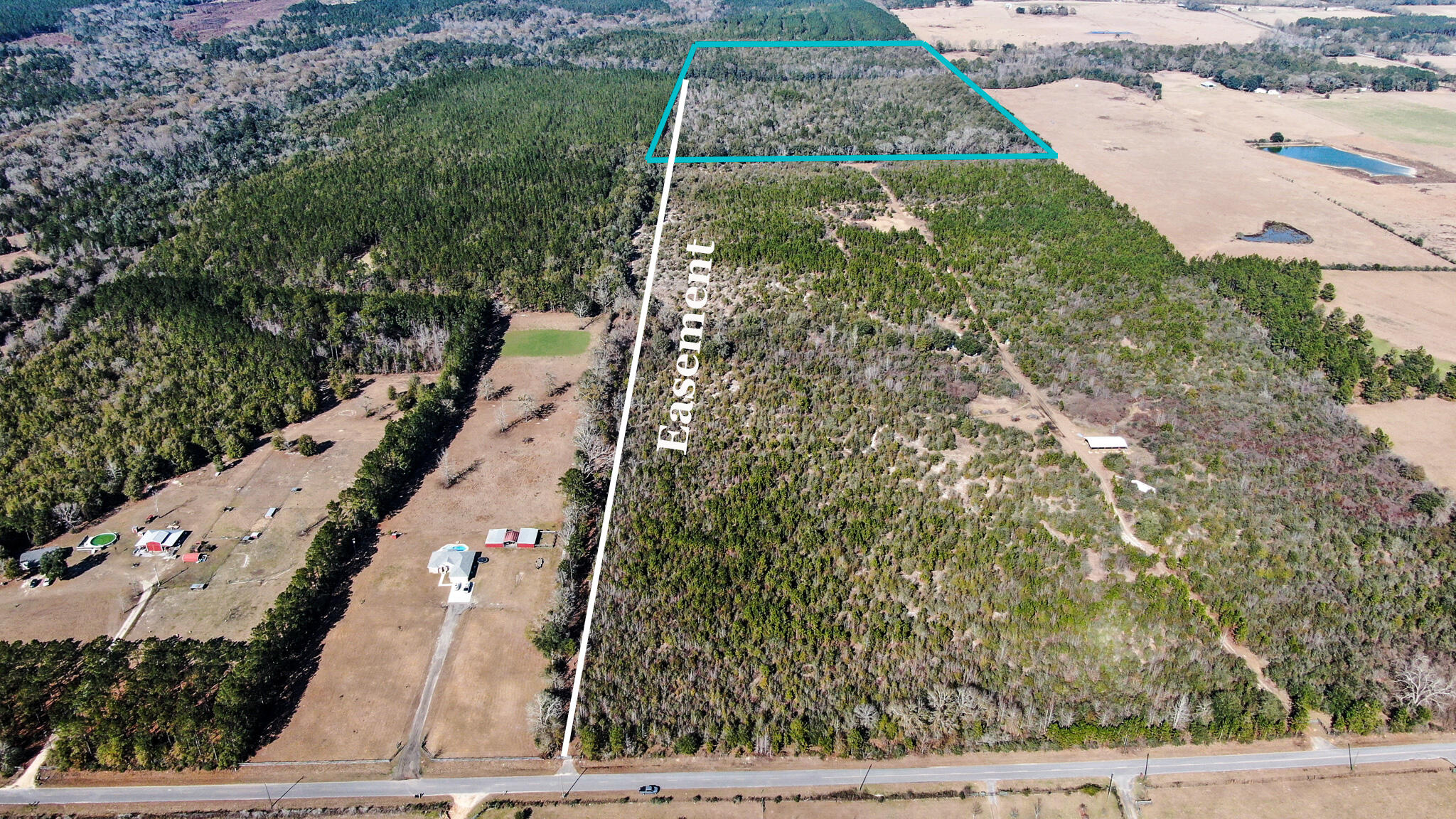 80-acres Hub Presley Road Laurel Hill, FL 32567 - Photo 2 of 18 a view of a yard