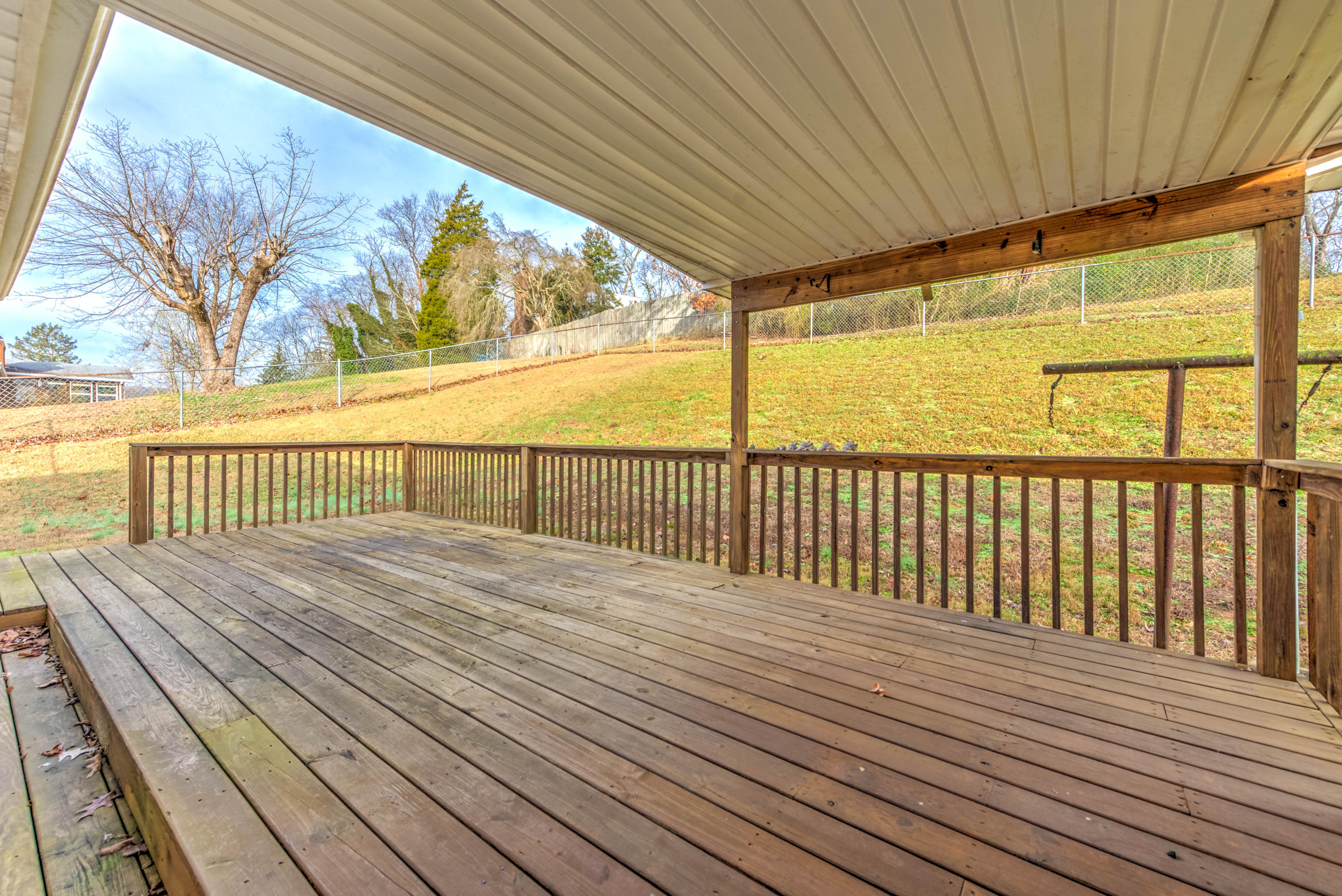 705 Riverbend Road Clinton, TN 37716 - Photo 27 of 37 Covered Back Porch