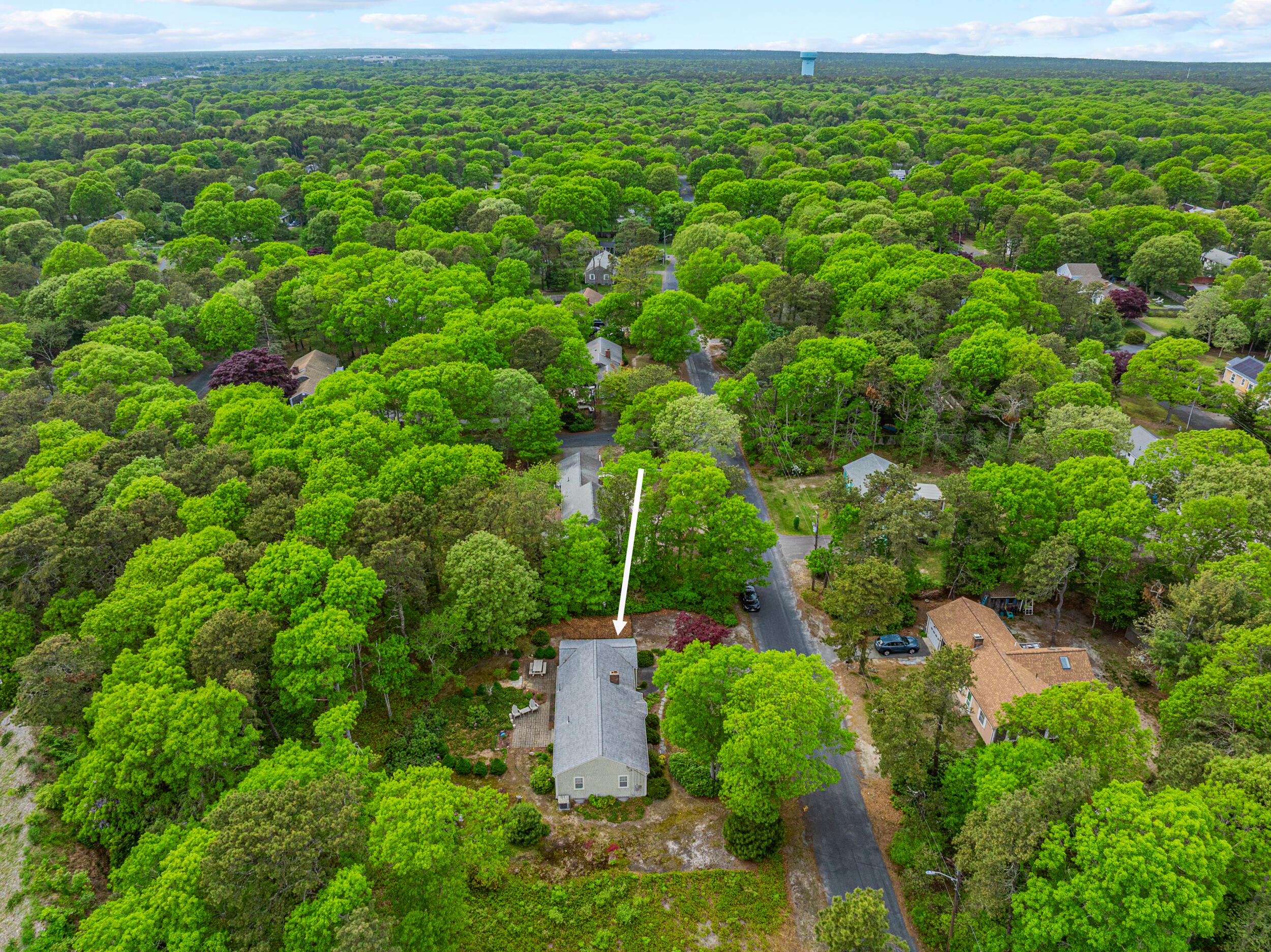 59 Beverly Road West Yarmouth, MA 02673 - Photo 30 of 33 an aerial view of a house with a yard