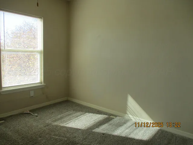 a view of a room with window