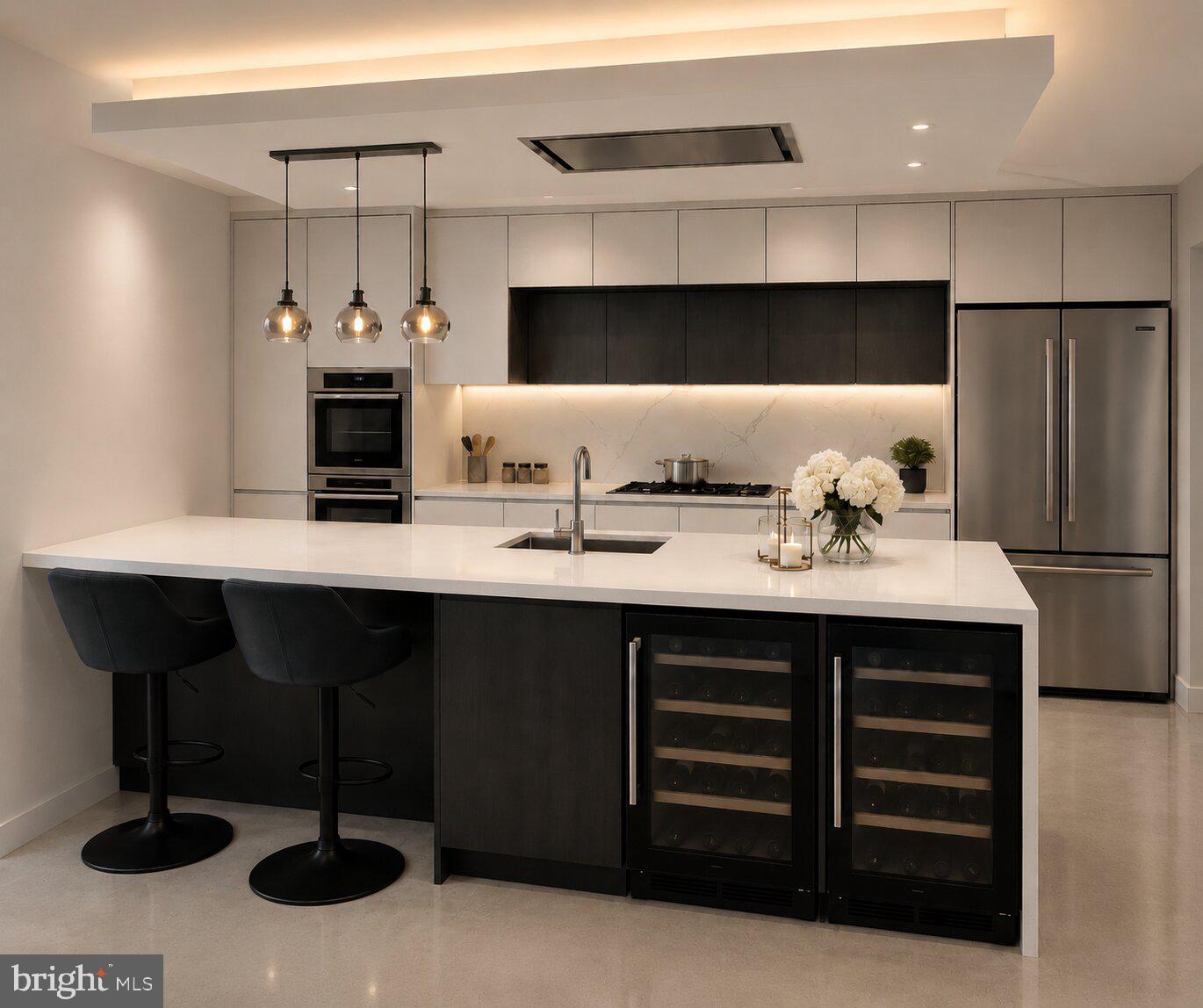 1475 Langhorne Yardley Road Langhorne, PA 19047 - Photo 10 of 28 Sleek modern kitchen with elegant finishes.