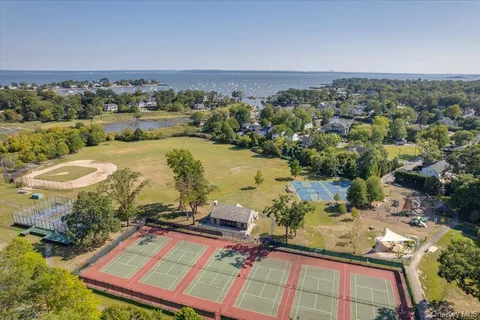 view of a lake with a mountain
