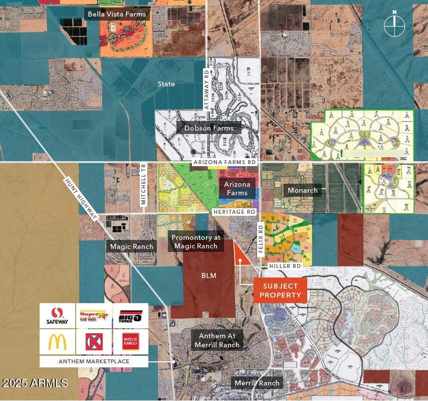 0 North Felix Road Florence, AZ 85132 - Photo 2 of 3 an aerial view of a building with outdoor space