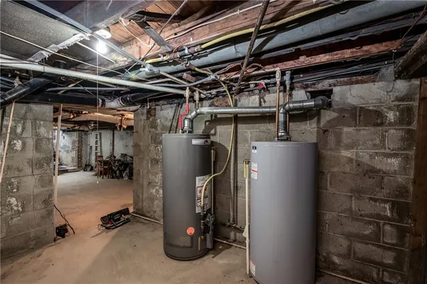 a view of storage and utility room