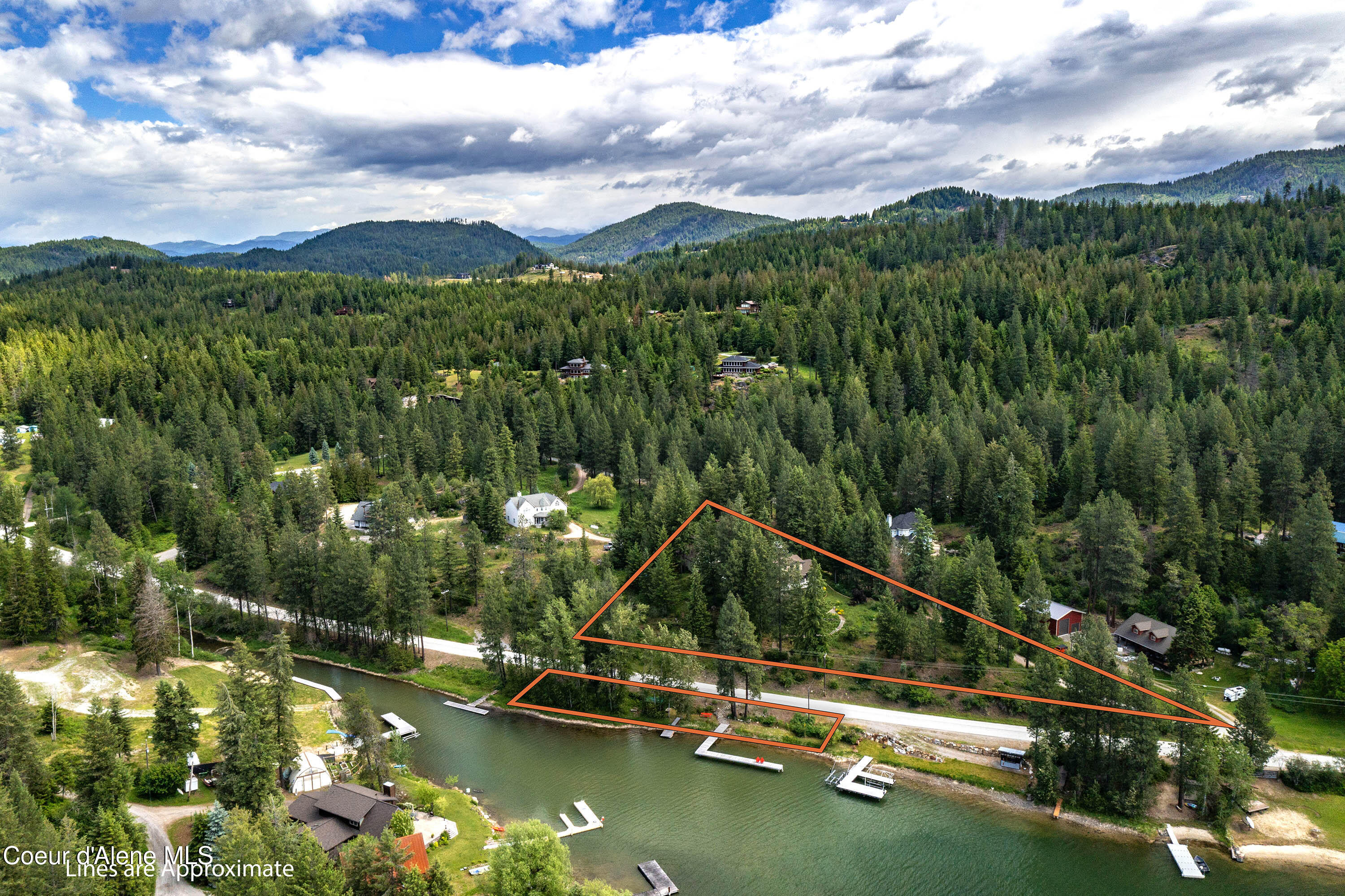 2385 Sunnyside Road Sandpoint, ID 83864 - Photo 59 of 64 Approximate Lines 2385 Sunnyside Road