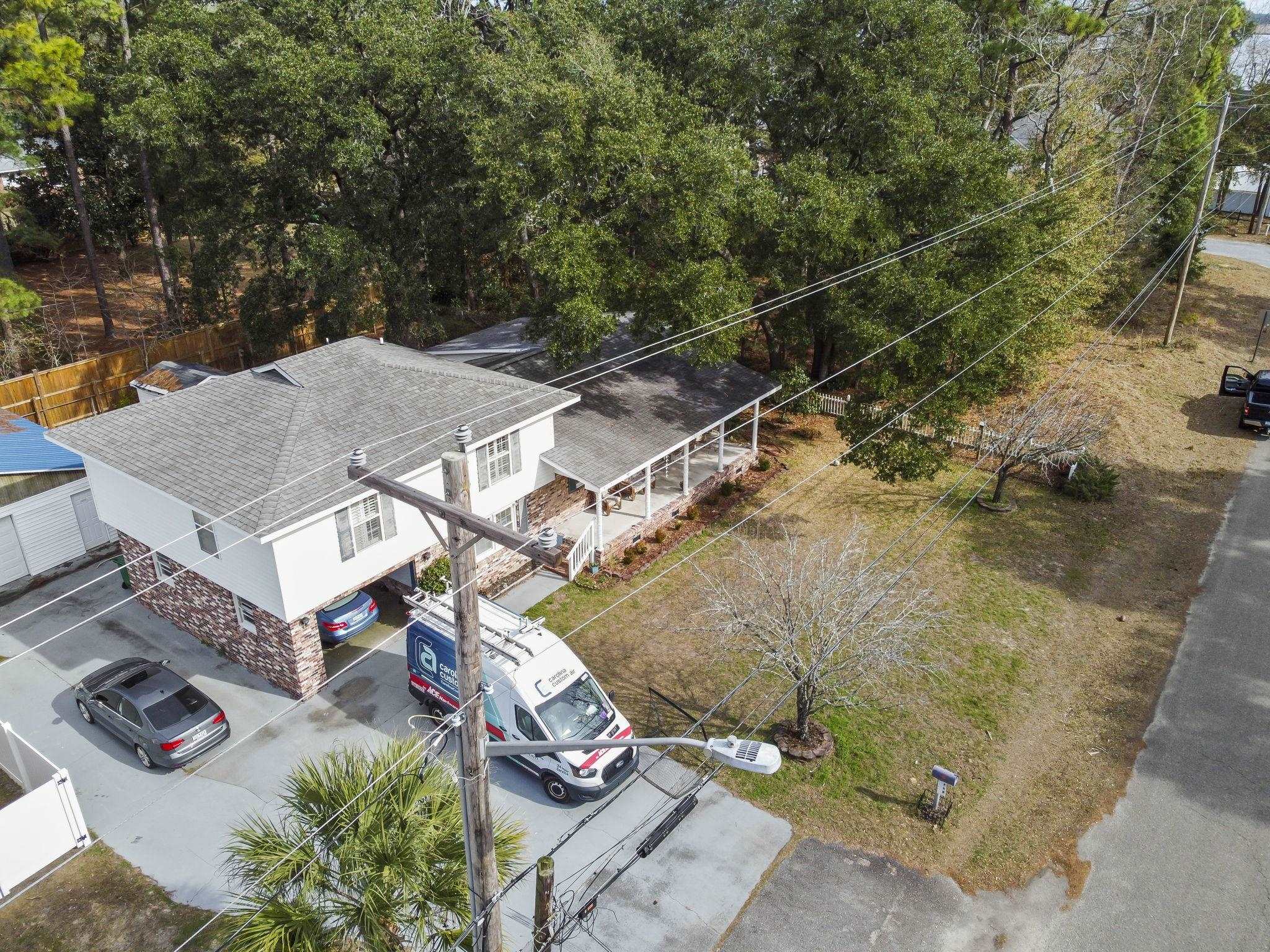 408 Rosemary Street Georgetown, SC 29440 - Photo 30 of 34 Drone / aerial view of a tree filled landscape