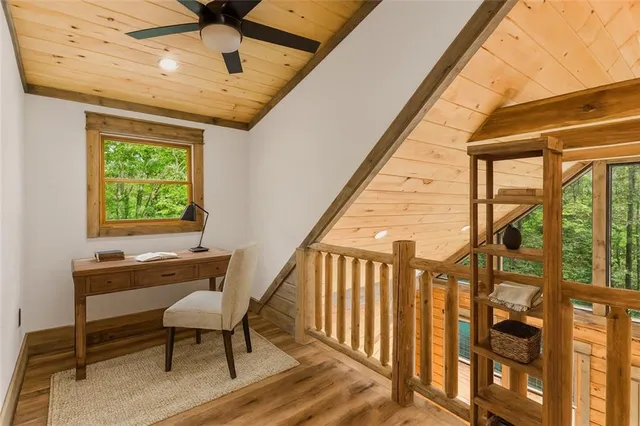 wooden floor in an empty room