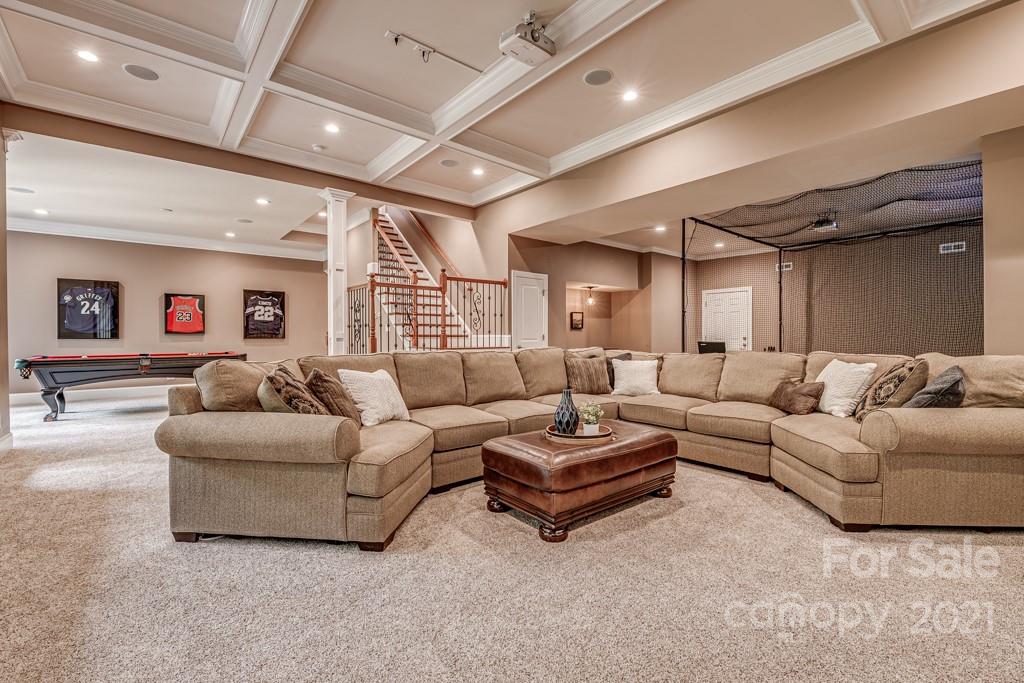 150 Canterbury Crossing Fort Mill, SC 29708 - Photo 22 of 48 a living room with furniture and a flat screen tv