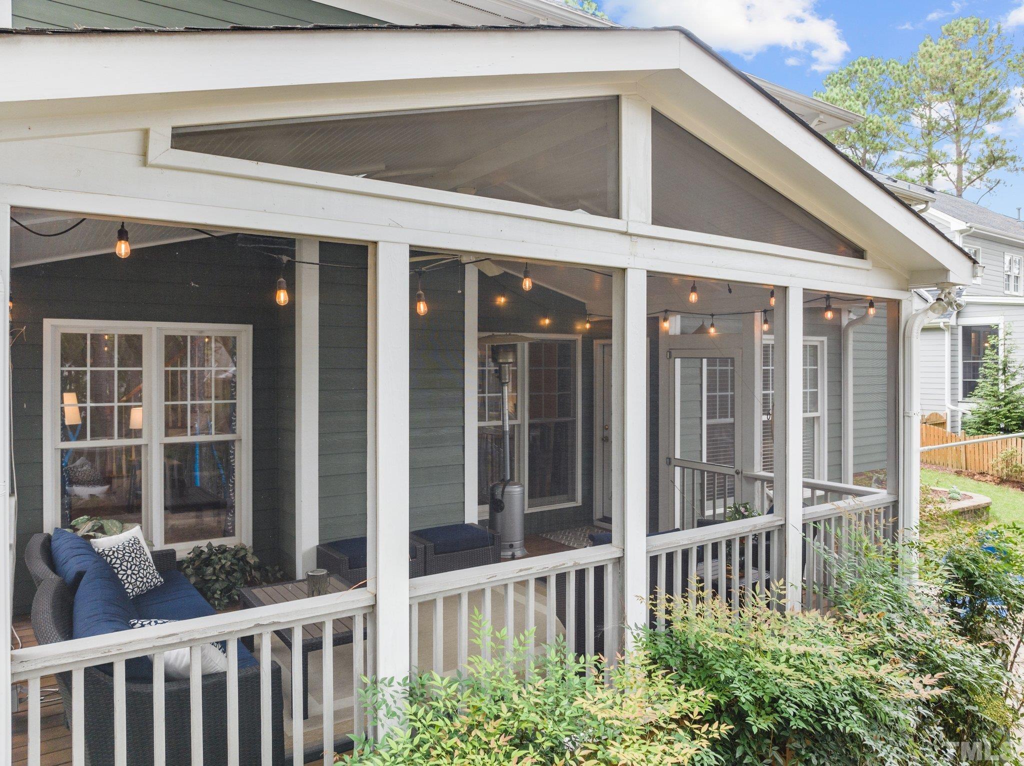 1209 Colonial Club Road Wake Forest, NC 27587 - Photo 23 of 28 a view of a house with a porch