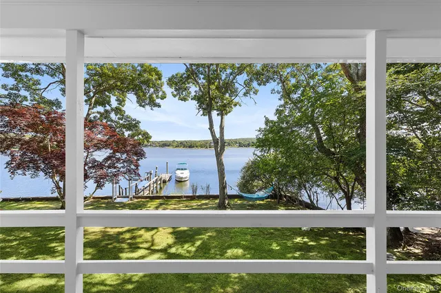 a view of swimming pool from a yard