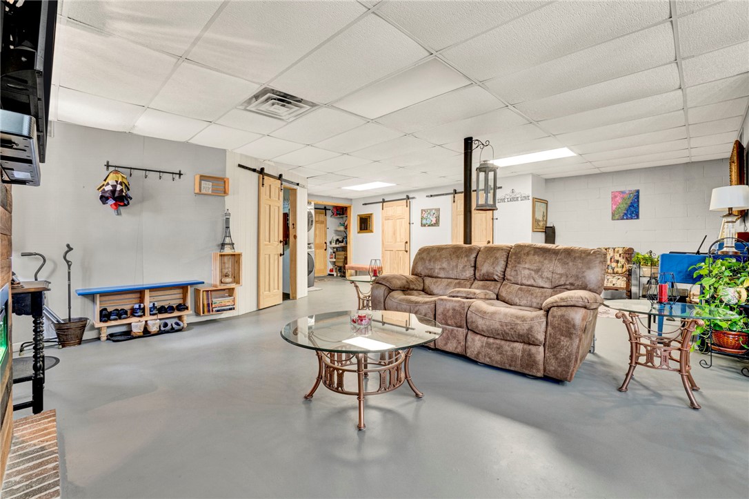 133 Old Liberty Pickens Road Pickens, SC 29671 - Photo 34 of 48 This versatile basement space offers ample room for recreation and laundry.