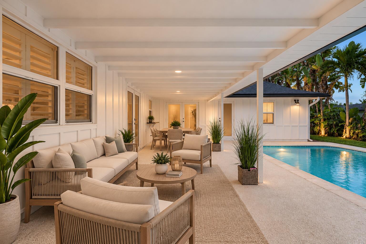 1551 Southwest 10th Street Boca Raton, FL 33486 - Photo 36 of 52 pool area - staged