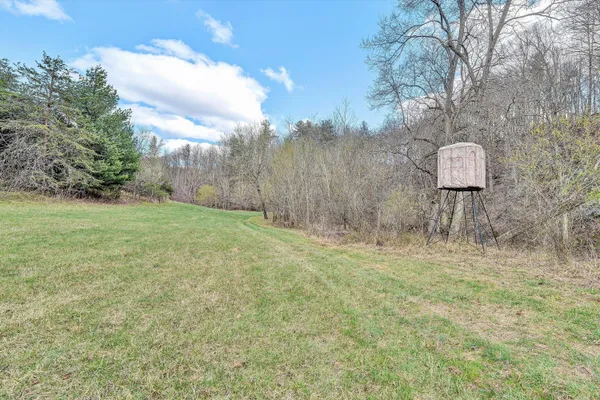 a dining room with furniture and windows