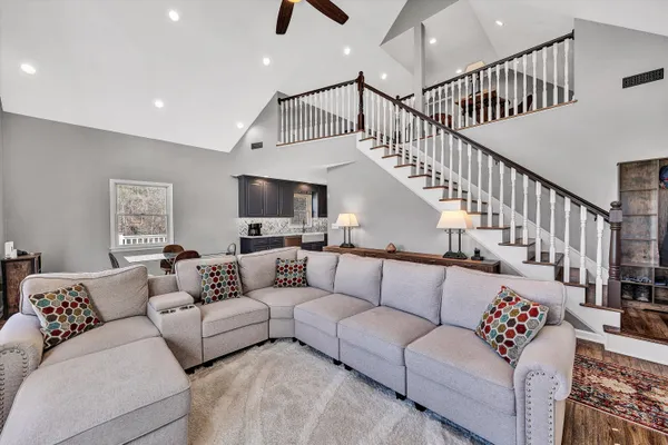 a view of a walk in closet