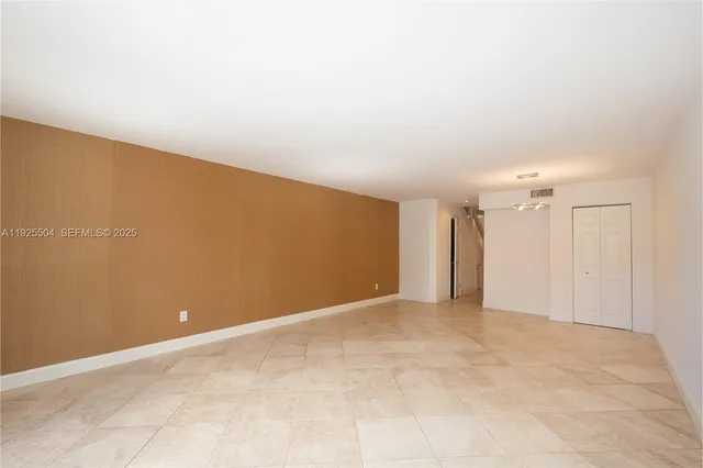 a view of an empty room