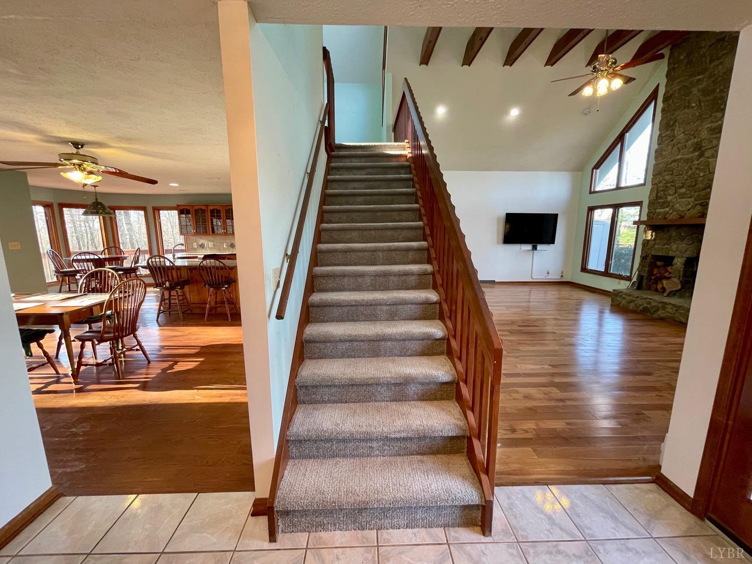 1739 Old Cifax Road Goode, VA 24556 - Photo 4 of 52 a view of entryway and hall with wooden floor