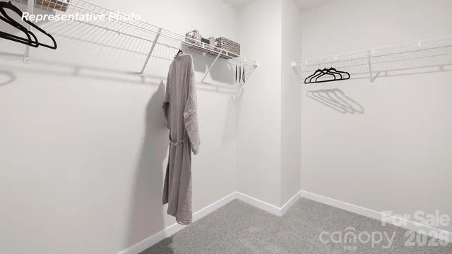 a view of walk in closet