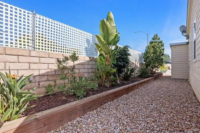 a view of an outdoor space with a patio