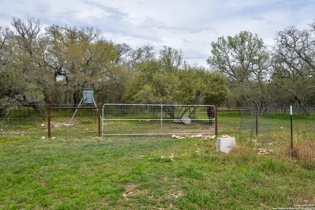 a backyard of a house