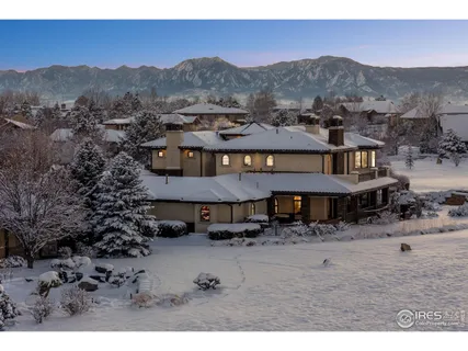 a view of a town with an outdoor space