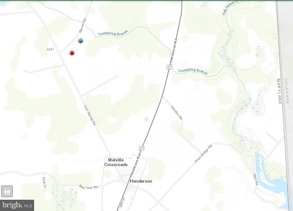 0 Marvel Road Marydel, MD 21649 - Photo 8 of 10 Directional Map from Henderson