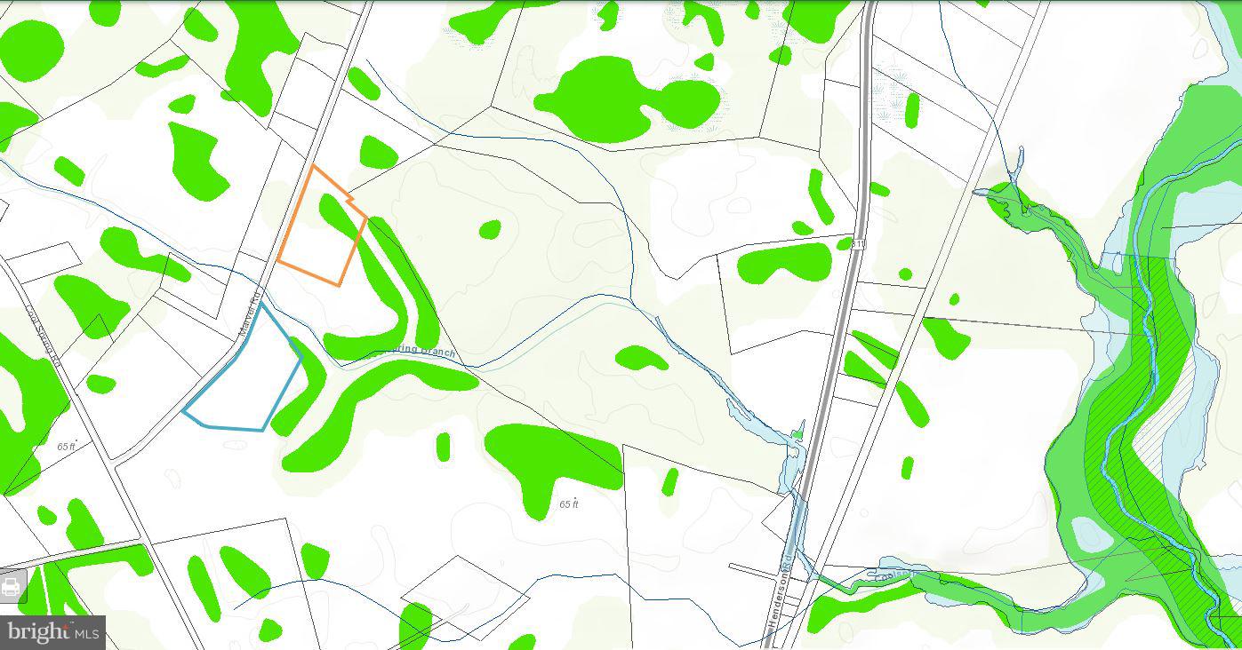 0 Marvel Road Marydel, MD 21649 - Photo 9 of 10 Maryland Merlin Graphic showing Wetlands (Green)