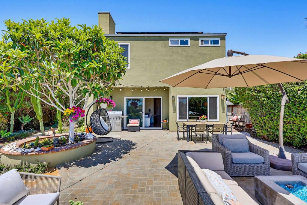 2756 Southampton Road Carlsbad, CA 92010 - Photo 8 of 40 a view of a patio with table and chairs under an umbrella