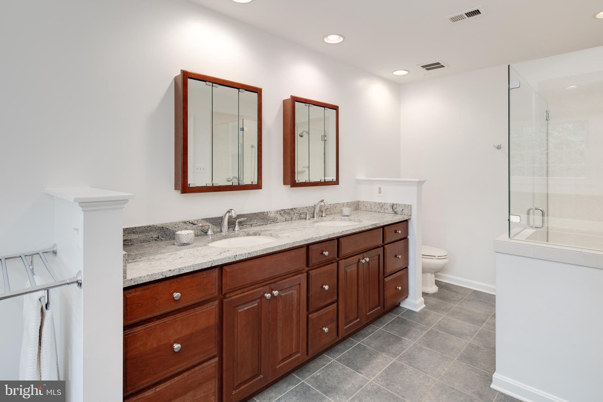 11005 Birdfoot Court Reston, VA 20191 - Photo 11 of 28 High end renovated bath with walk-in shower.