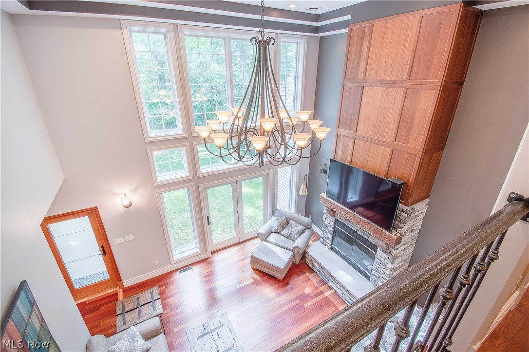 6868 River Styx Road Medina, OH 44256 - Photo 9 of 35 Upstairs the beautiful catwalk overlooks the great room & foyer .