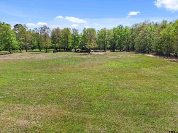 a view of a green field