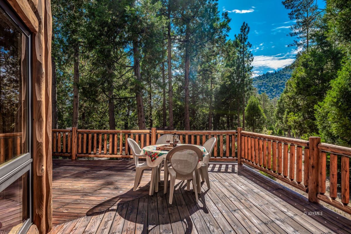 25117 Fern Valley Road Idyllwild, CA 92549 - Photo 51 of 67 a view of balcony with furniture