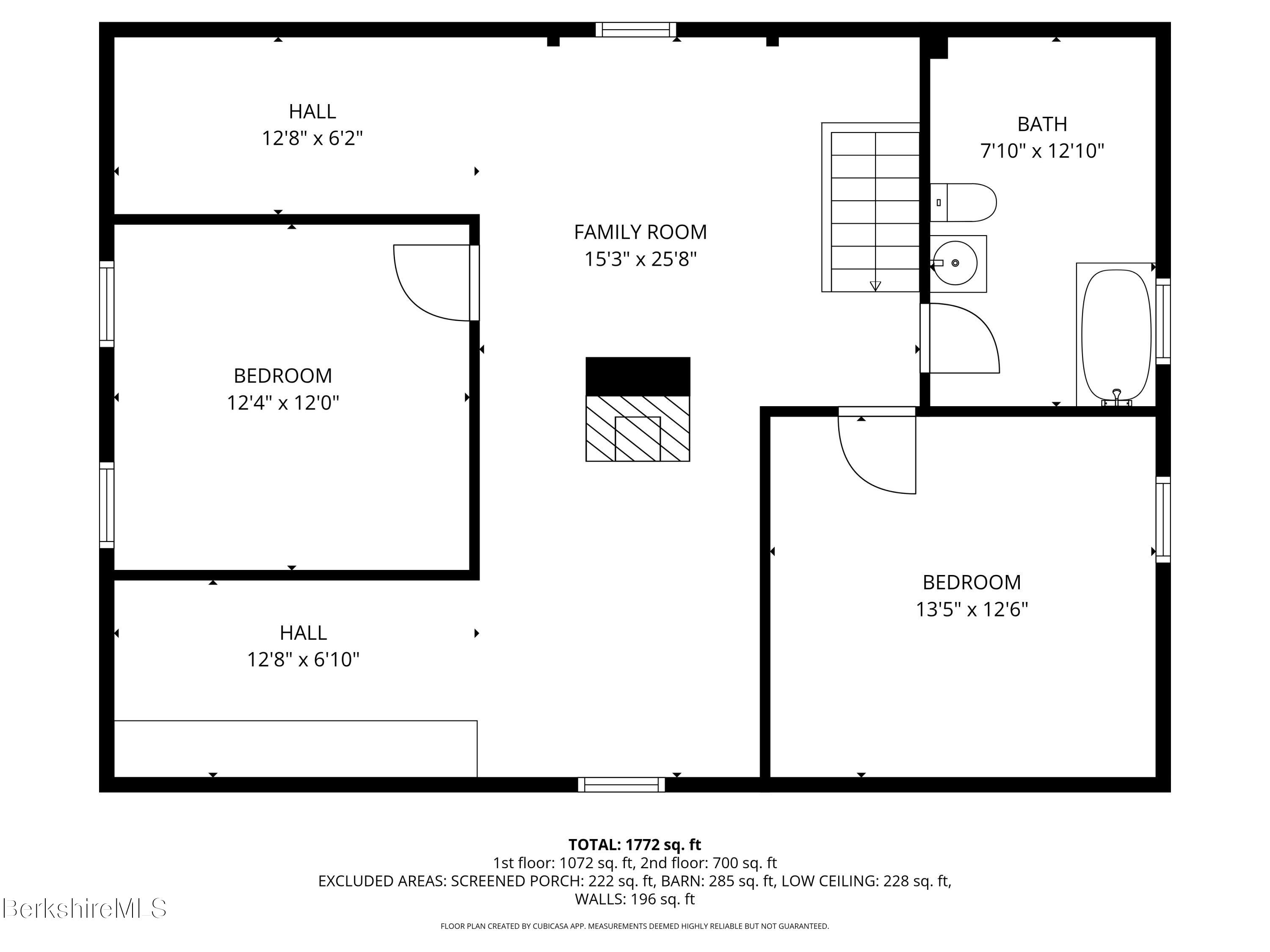 7 Stockbridge Road West Stockbridge, MA 01266 - Photo 44 of 44 2nd Floor Plans