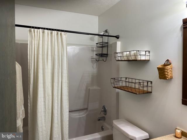 267 Susan Road Basye, VA 22842 - Photo 19 of 84 a bathroom with a shower and a toilet