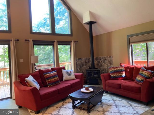 267 Susan Road Basye, VA 22842 - Photo 10 of 84 a living room with furniture and a large window