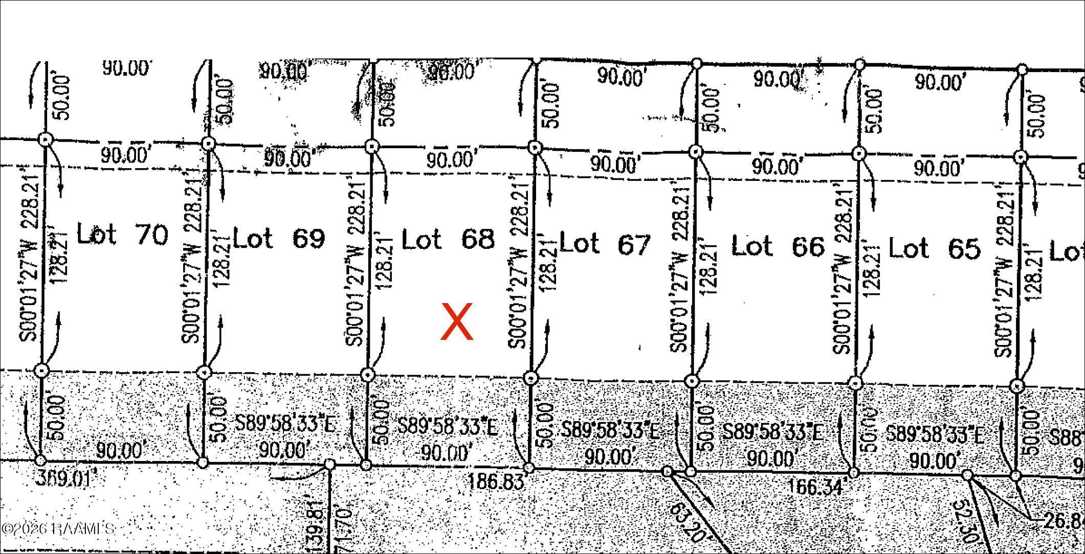 497 North Wilderness Road Port Barre, LA 70577 - Photo 3 of 3 Lot 68 Boundry Lines-Plat Snip it
