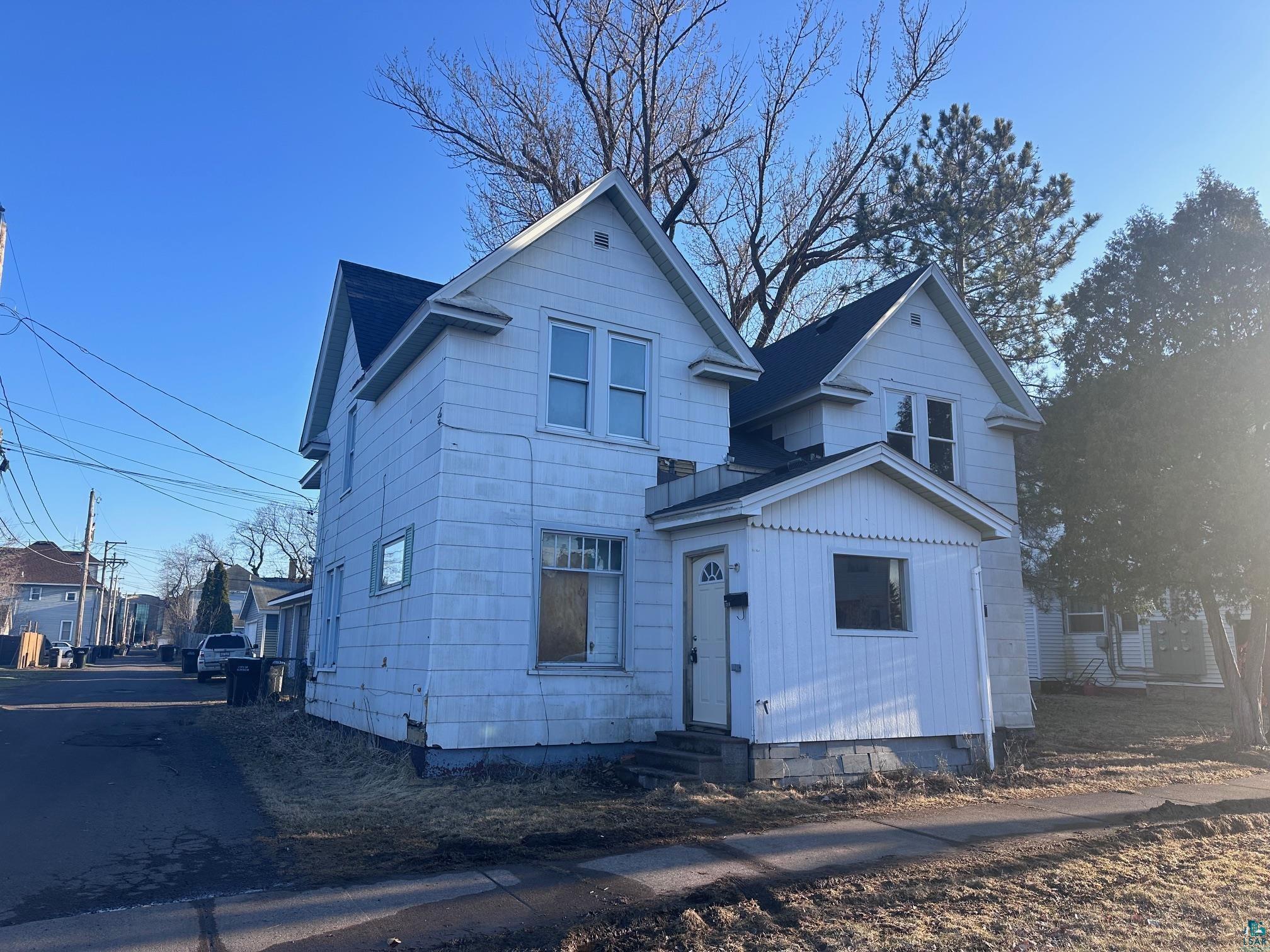 View of front of house featuring entry steps