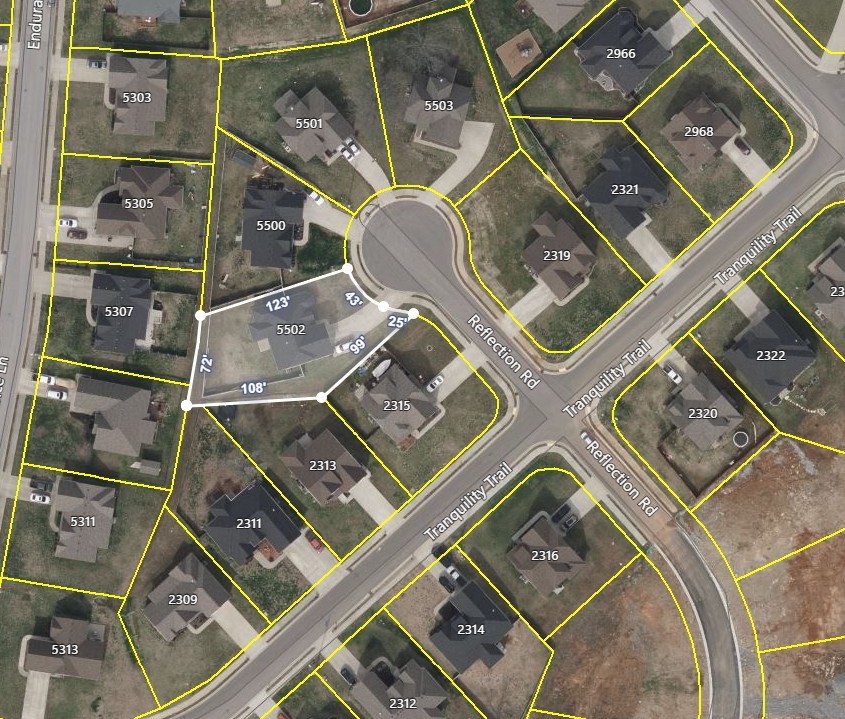 5502 Reflection Road Smyrna, TN 37167 - Photo 34 of 36 an aerial view of a house with a ocean view