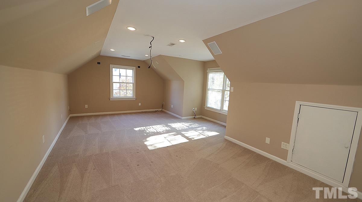 1203 Patterson Grove Road Apex, NC 27502 - Photo 11 of 11 Large bonus room is over the garage.