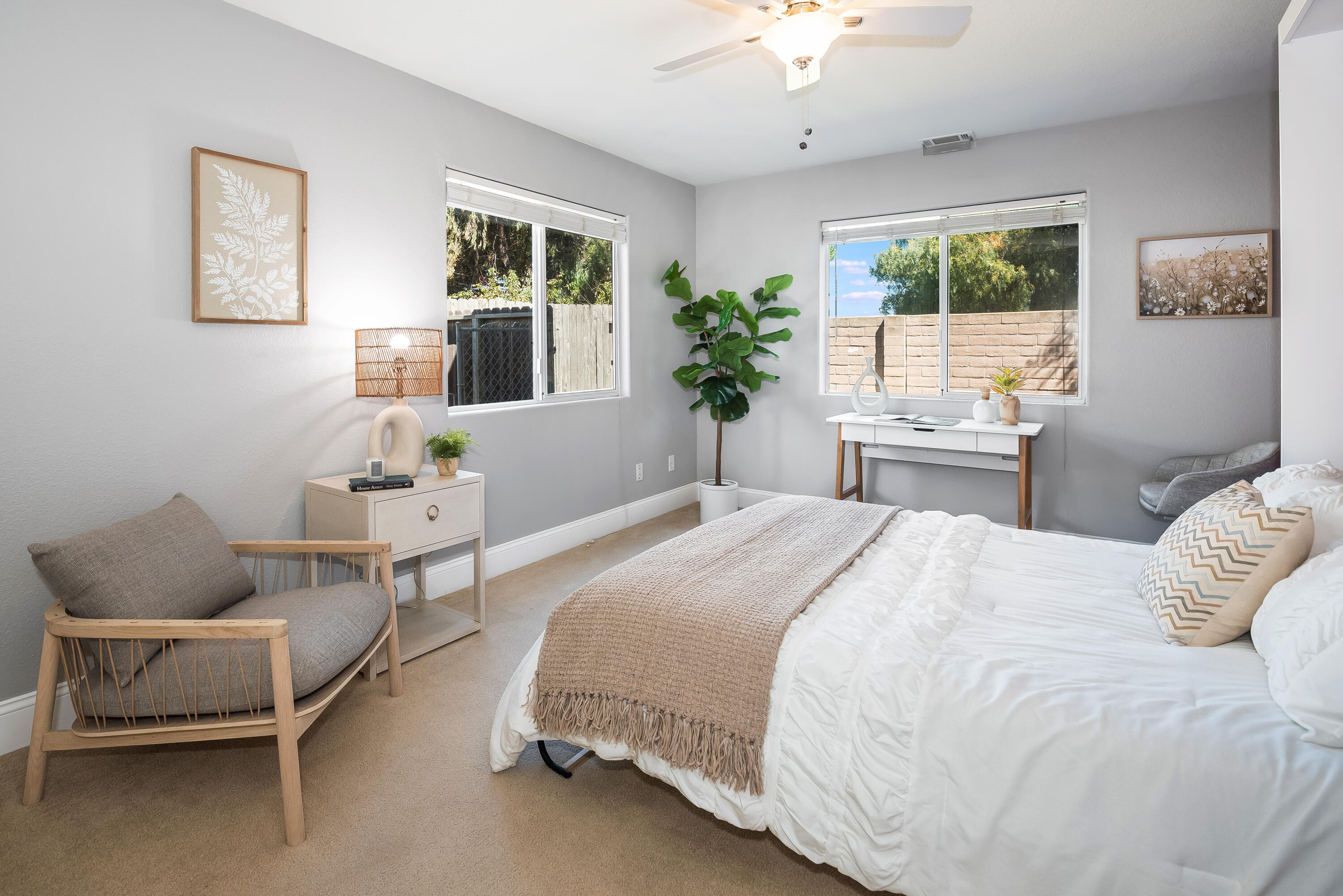 1328 Glen Ellen Lane Lompoc, CA 93436 - Photo 10 of 30 a bedroom with a bed and chair