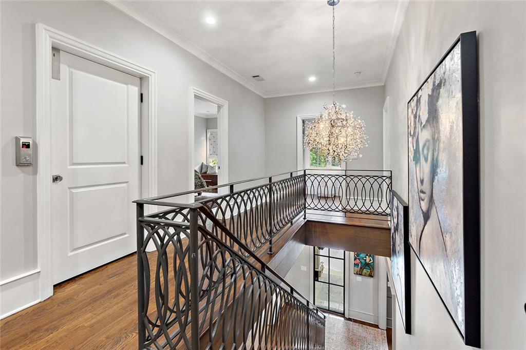 91 Park Circle Northeast Atlanta, GA 30305 - Photo 37 of 80 a view of entryway with wooden floor