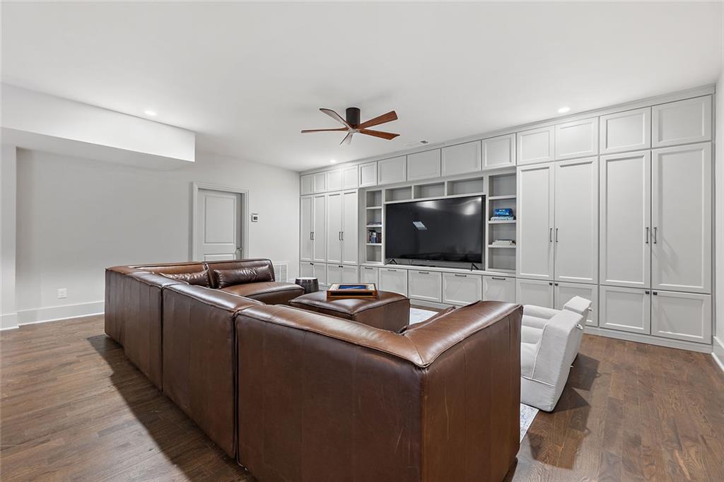 91 Park Circle Northeast Atlanta, GA 30305 - Photo 58 of 80 a kitchen with stainless steel appliances a stove a sink and a microwave