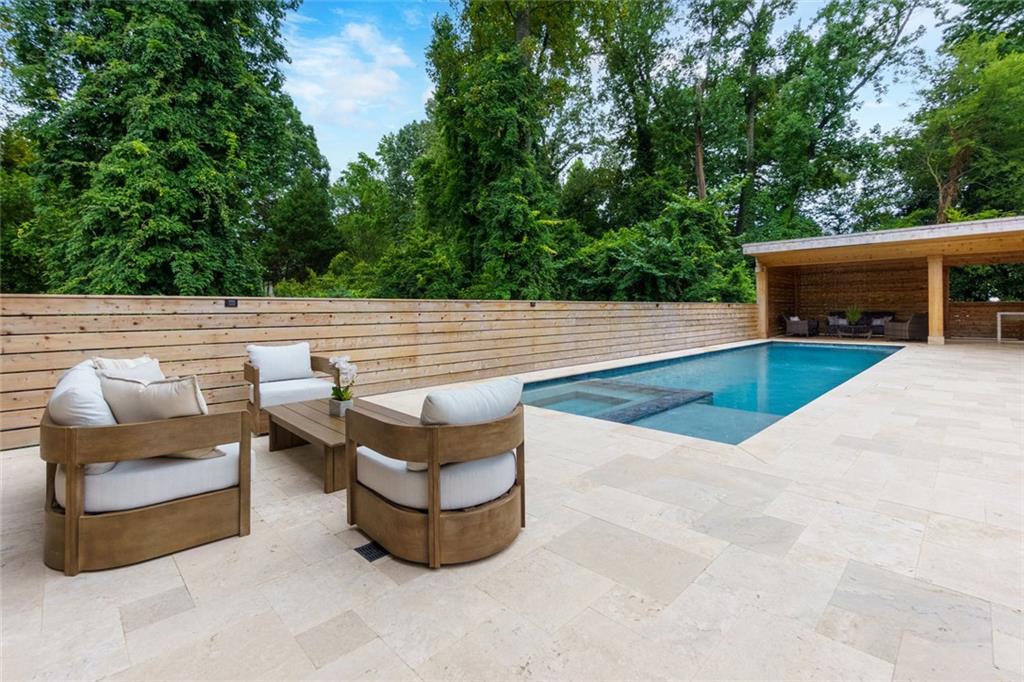 91 Park Circle Northeast Atlanta, GA 30305 - Photo 64 of 80 a view of outdoor space yard swimming pool and sitting area