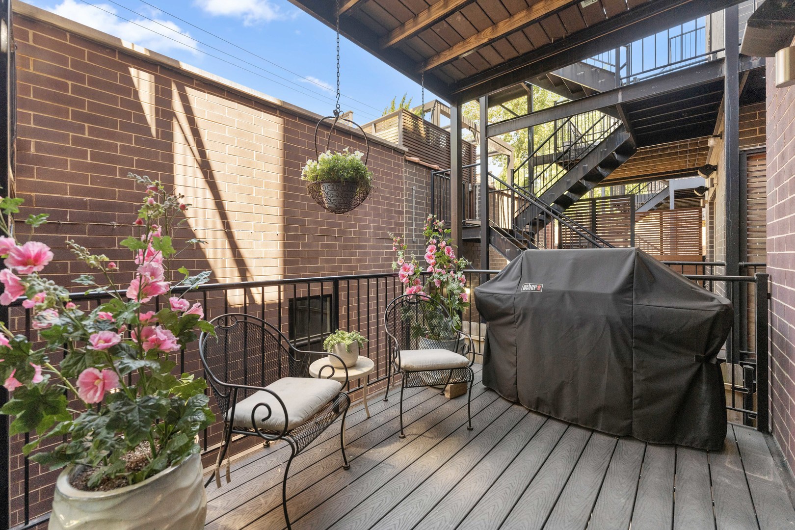 2040 North Burling Street, Unit 1 Chicago, IL 60614 - Photo 26 of 29 a view of balcony with furniture
