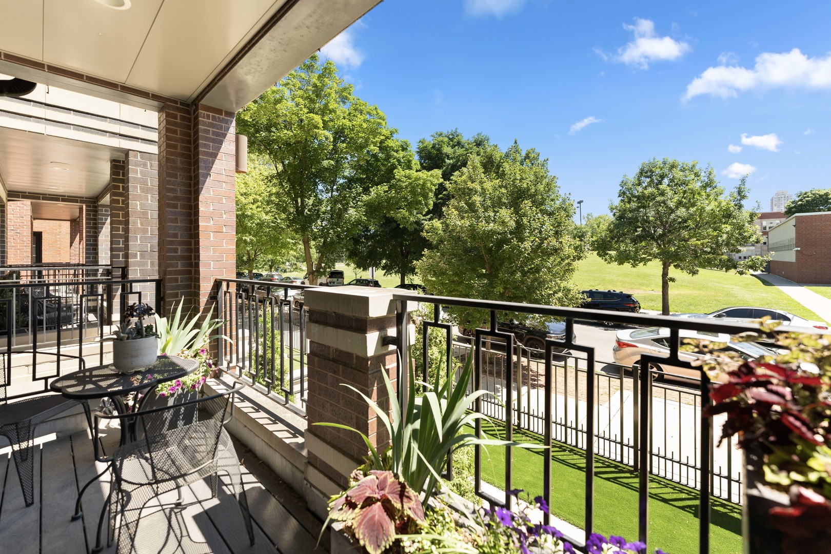 2040 North Burling Street, Unit 1 Chicago, IL 60614 - Photo 28 of 29 a view of balcony with furniture