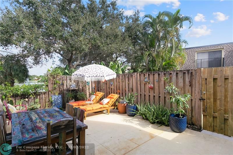 2929 Southwest 22nd Circle, Unit 32B Delray Beach, FL 33445 - Photo 5 of 22 a view of outdoor space yard and patio