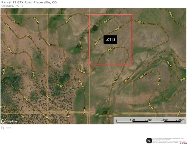 $395,000 | Lot 13 62x Road, Placerville, CO 81430