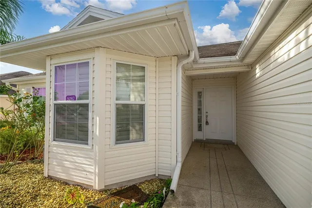 a view of a house with a door