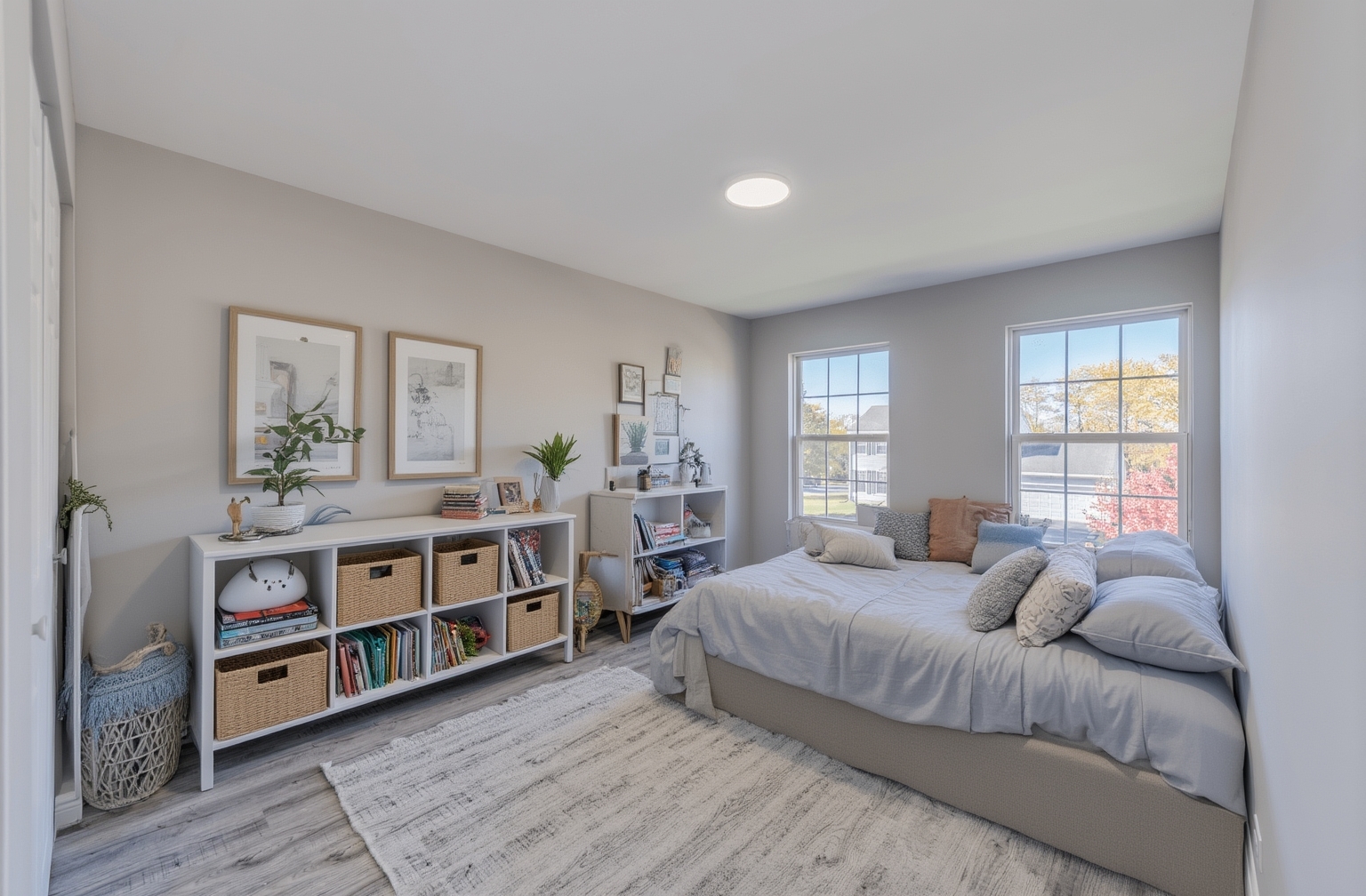 153 Treehouse Road Matteson, IL 60443 - Photo 13 of 19 a bedroom with a bed furniture and windows